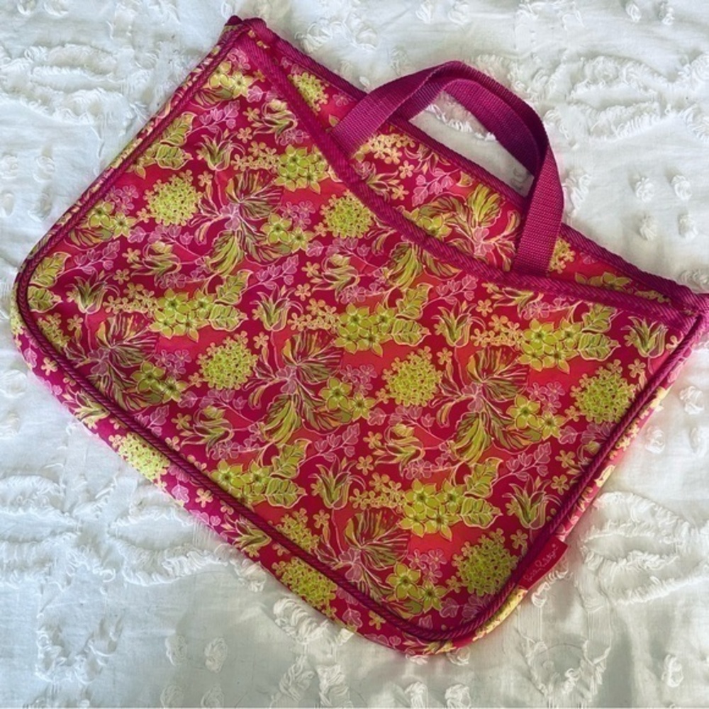 Lilly Pulitzer laptop tote